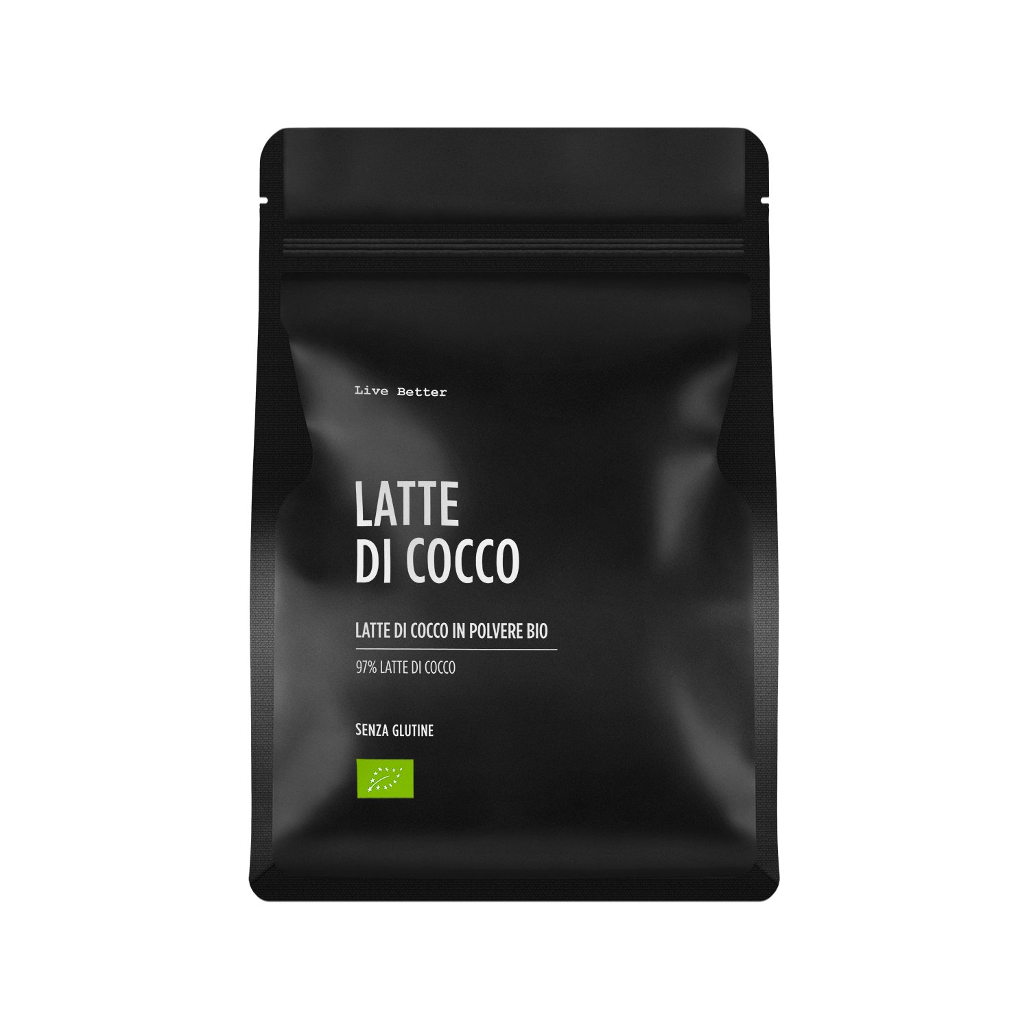 Busta di latte di cocco in polvere bio Live Better