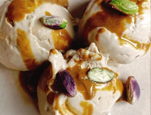 Gelato proteico al pistacchio